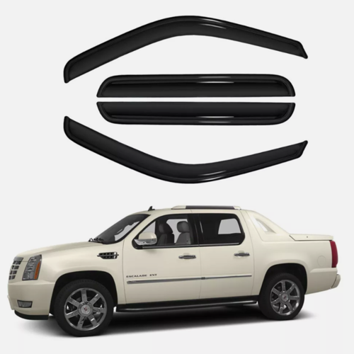 supermodcity Window Wind Deflector Window Visor for 2007 - 2013 Cadillac Escalade EXT/ESV
