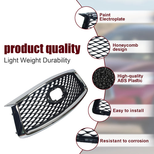 supermodcity Front Grill for 2019-2021 INFINITI QX50 Chrome Frame